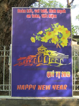 Plakat f�r ein
                              gl�ckliches, neues Jahr 2013