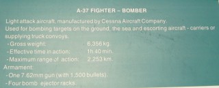 NATO-Kampfbomber A37, Text