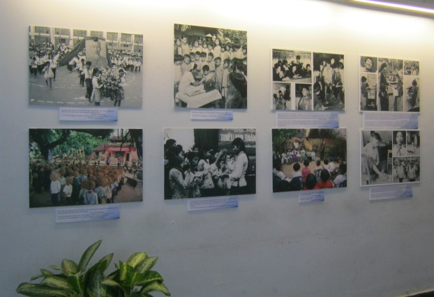 Kinder im
                              Vietnamkrieg: Fotowand mit Fotogalerie