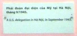 "US"-Delegation in
                                      Hanoi im September 1945, Text