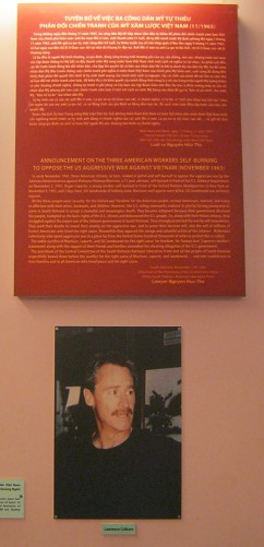 Der Bericht
                              �ber 3 Brandselbstmorde von Nguyen Huu To
                              - und der Helikopterpilot Thompson