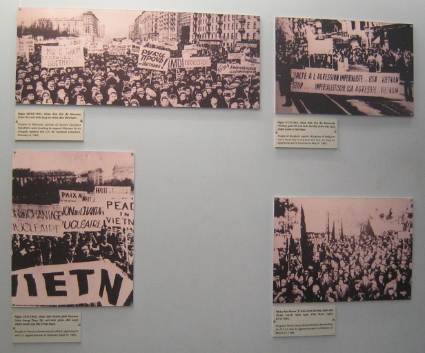 Demonstrationen gegen den
                              Vietnamkrieg: Moskau, Genf, Br�ssel, Rom