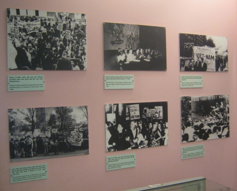Demonstrationen gegen den
                              Vietnamkrieg: Kanada, Venezuela, Chile