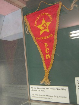 Wimpel der
                              Kommunistischen Partei von Mexiko