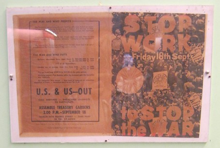 Melbourne: Aufruf
                              zum Streik gegen den Vietnamkrieg