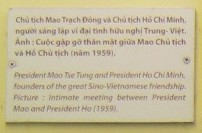 Ho Chi Minh mit Mao 1959, Text