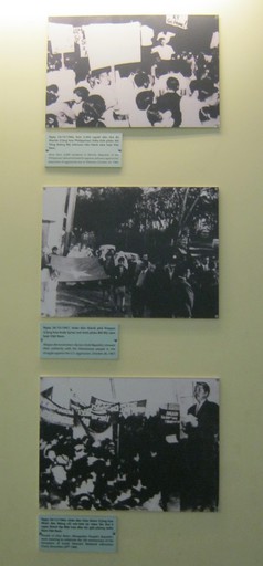 Demonstrationen gegen
                              den Vietnamkrieg auf den Philippinen und
                              in Syrien etc.