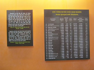 Die Warnung des
                              Weltfriedensrats vor Agent Orange von 1965
                              - und die Tafel mit der Statistik