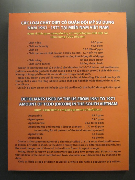Statistik �ber
                                  den Gebrauch von Herbiziden Agent
                                  Pink, Agent Green, Agent Purple, Agent
                                  Orange und Agent Orange II (super
                                  orange), Agent White, und Agent Blue