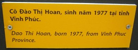 Agent-Orange-Opfer
                              Dao Thi Hoan, Text: Dao Thi Hoan, geboren
                              1977, aus der Provinz Vinh Phuc