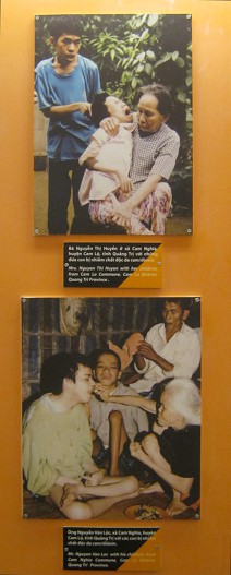 Zwei
                              Agent-Orange-Opfer