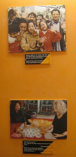 Zwei
                              Agent-Orange-Opfer