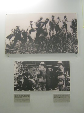 Kriminelle
                              NATO-Soldaten spielen mit Vietnamesen
                              R�uber und Poli, f�hren sie an Seilen am
                              Hals - und kreisen immer wieder D�rfer
                              ein