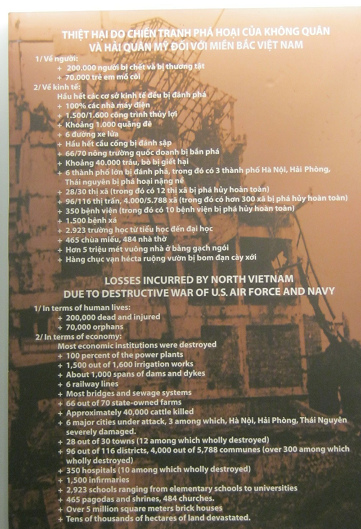 Die
                              Verluste f�r Nordvietnam im Vietnamkrieg -
                              die Liste