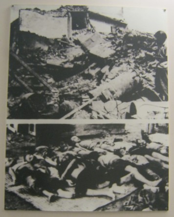 Die kriminelle
                                      Pentagon-NATO bombardierte in
                                      Hanoi am 27. Juni 1972 einen
                                      Wohnblock